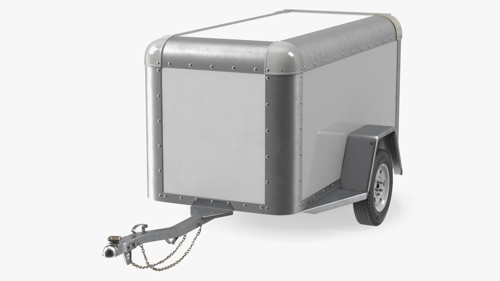 4x8 Cargo Trailer 3D model preview