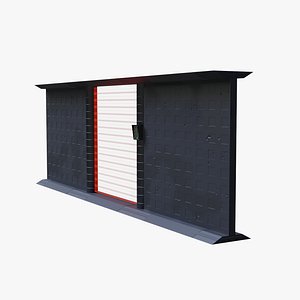 Force Field Door With Fence Sections