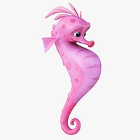 Cartoon Sea Horse