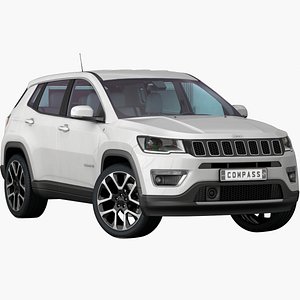realistic jeep compass 2020 3D