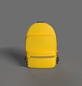 obj stylized backpack