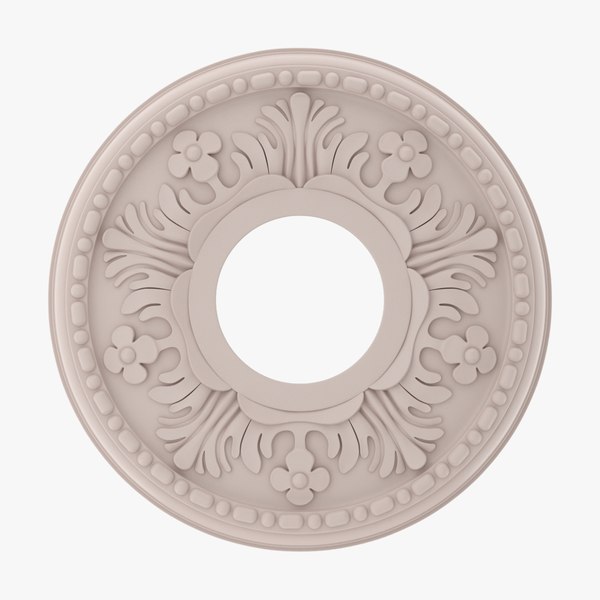 3D Classic Ceiling Medallion 18 model