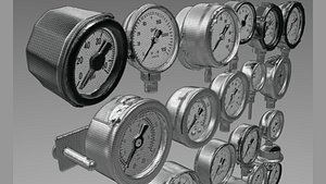3D Pressure Gauges