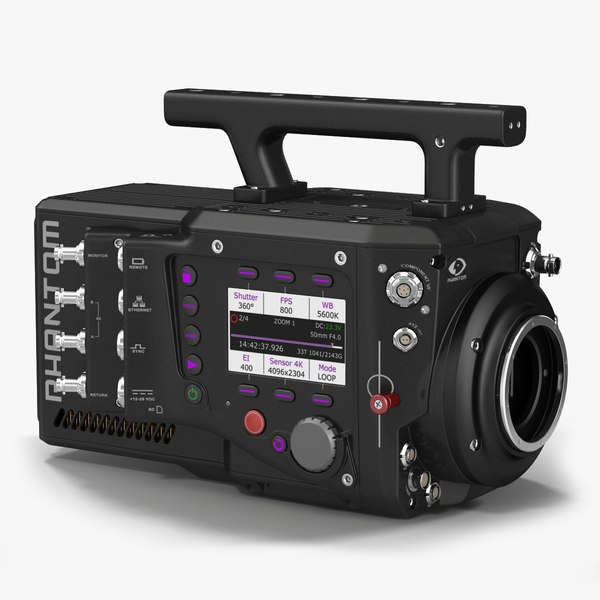 3d model camera phantom flex4k