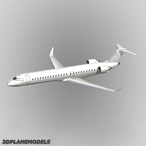 Bombardier CRJ-705 Generic white