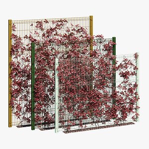 3D Ivy wall nine