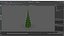 Decorative Cone Christmas Tree With Silver Ornaments Green
