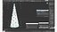 Decorative Cone Christmas Tree With Silver Ornaments Green