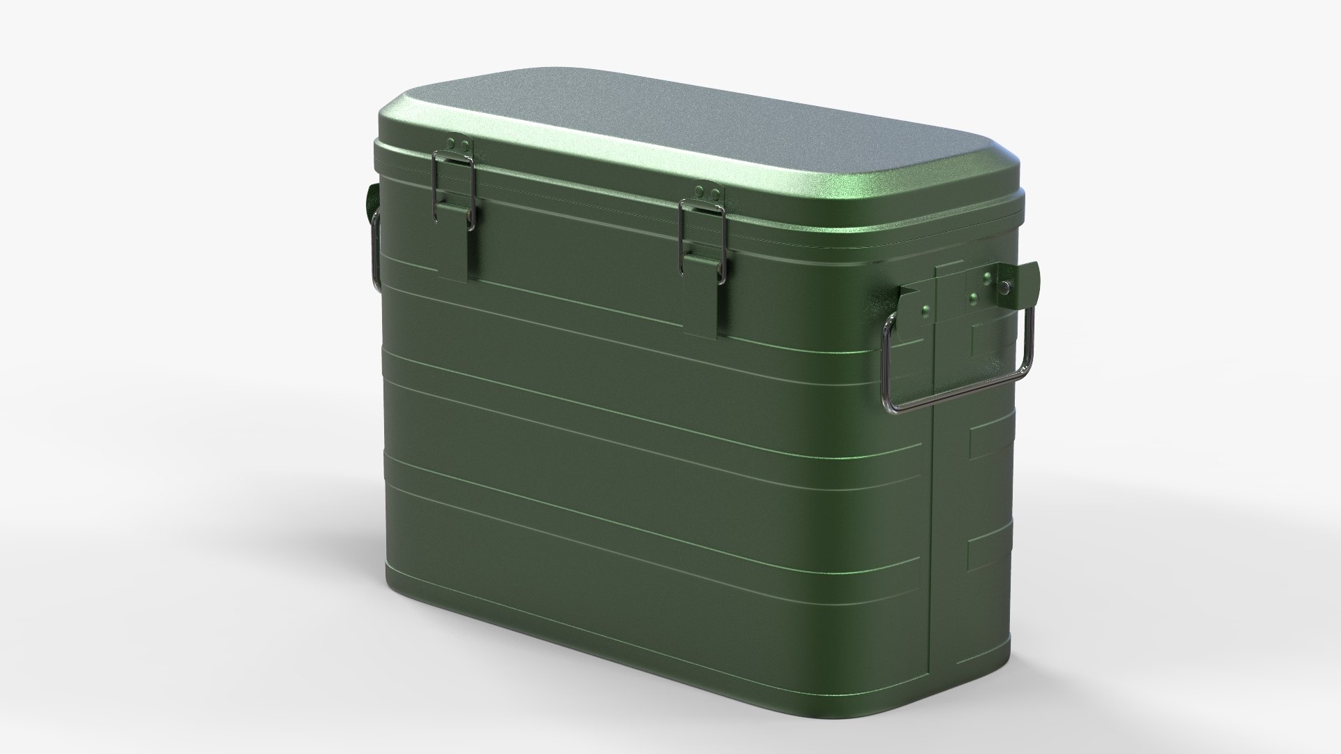 3D Model Military Cooler Vintage Version TurboSquid 1569298