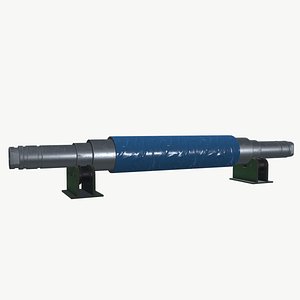 3D Roller Bearing Stand model