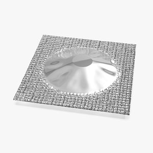 3D Packed Tablet in Blister