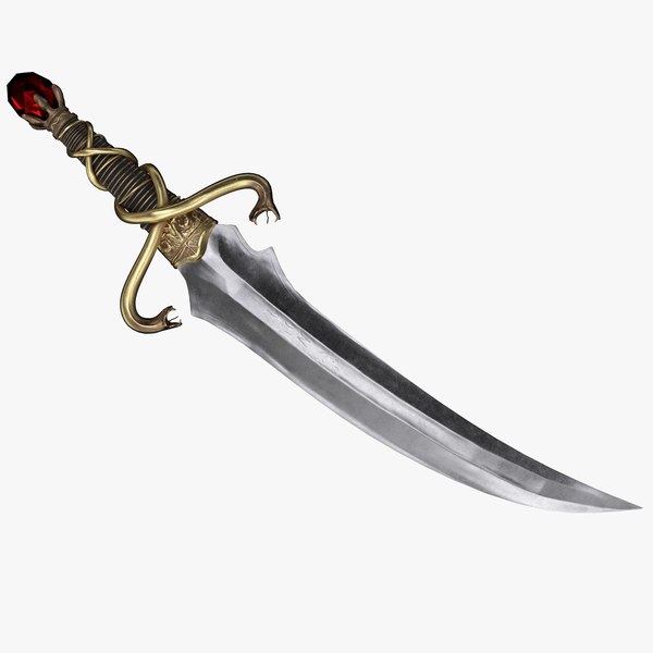 3D Snake Dagger