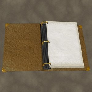 photo album open 3d model