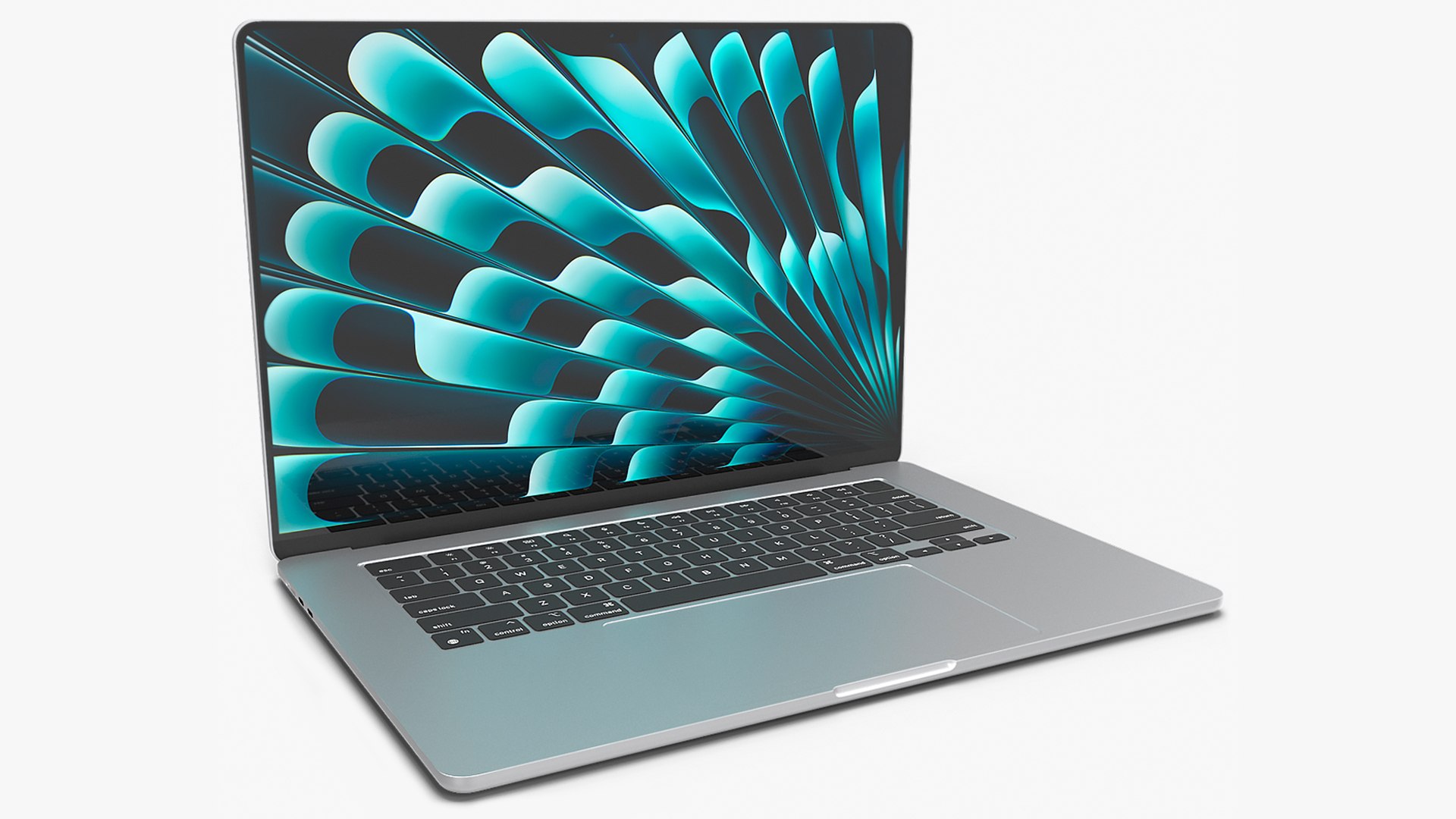 Apple MacBook Air 15 Silver 3D model preview