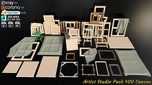 3D Artist Studio Pack 400 - Canvas