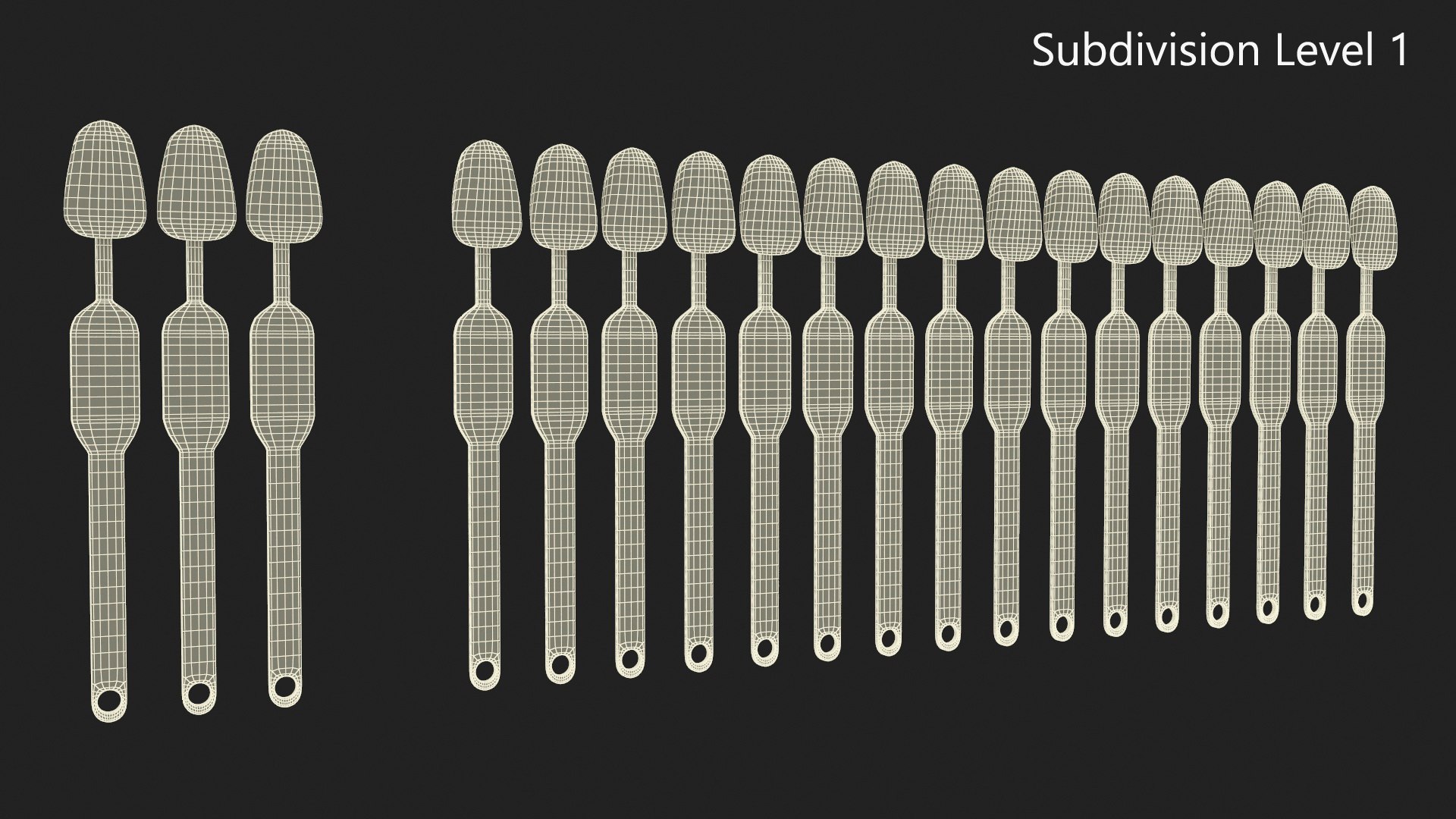 3D Teeth Shade Guide With Bleached Shades Model - TurboSquid 2202052