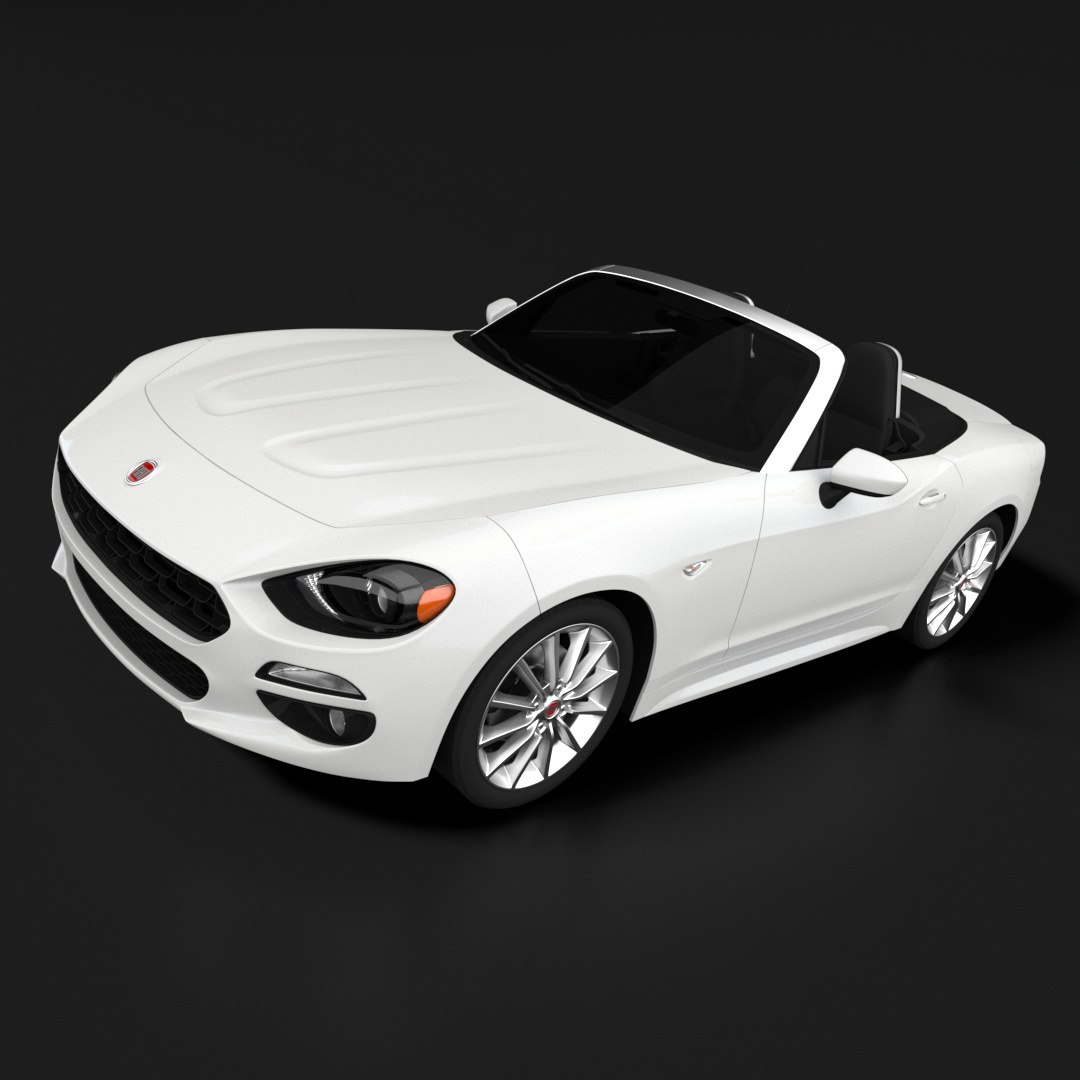 3D Fiat 124 Spider Model - TurboSquid 2325273