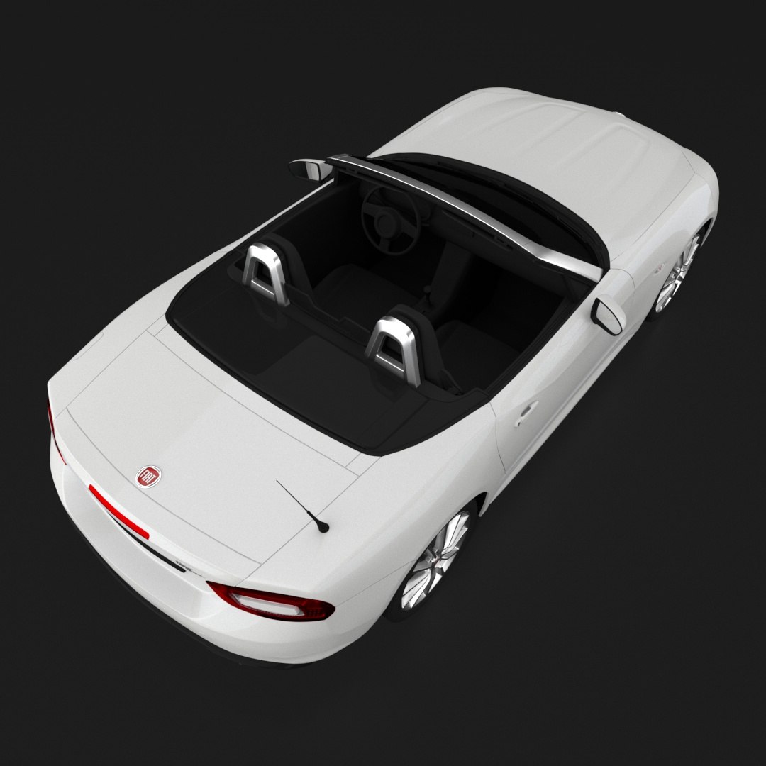 3D Fiat 124 Spider Model - TurboSquid 2325273