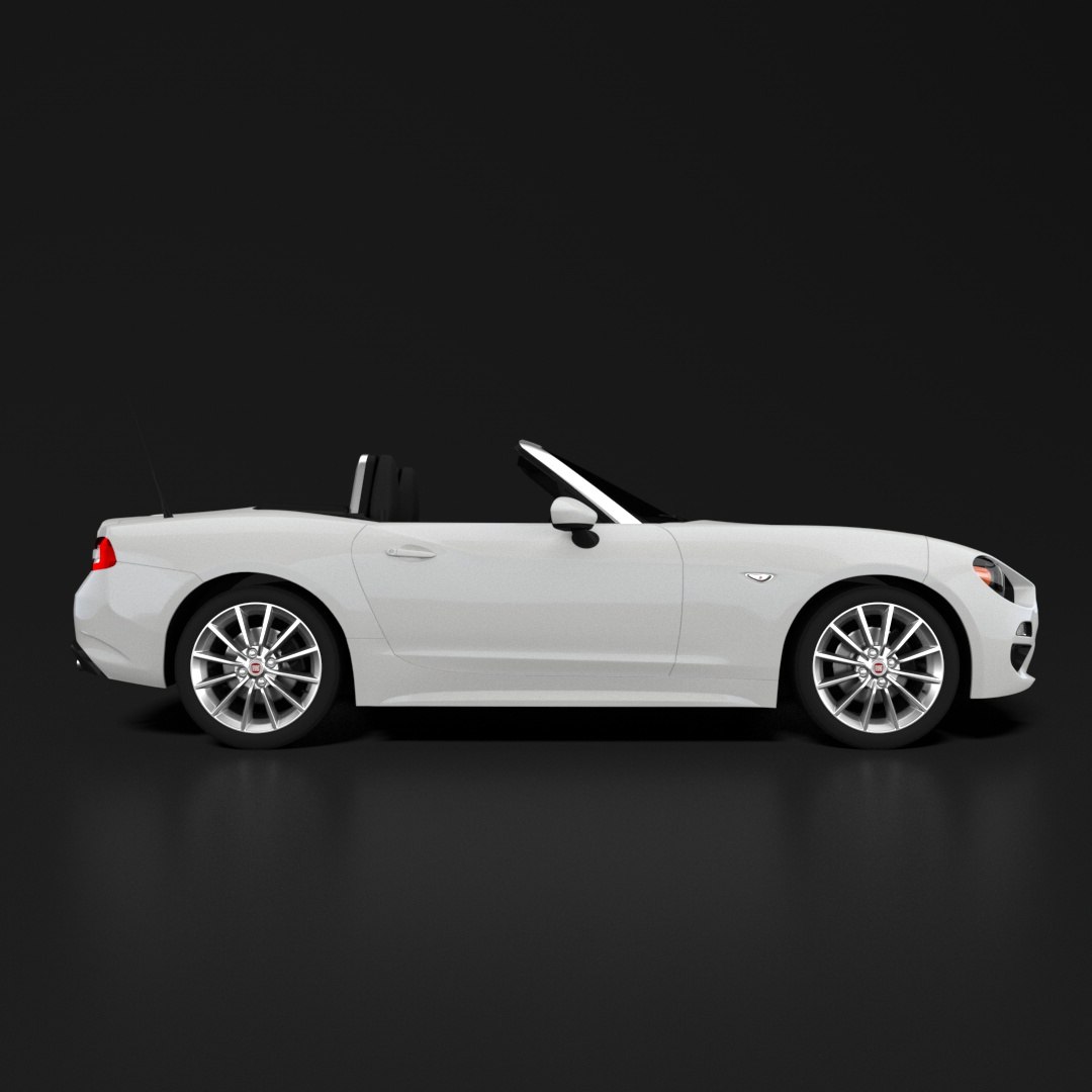 3D Fiat 124 Spider Model - TurboSquid 2325273