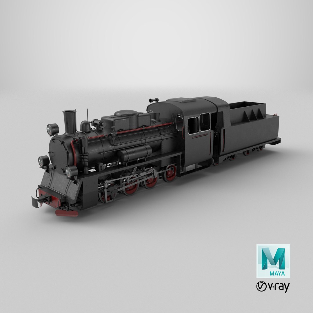 Narrow-gauge Black Steam Locomotive model https://p.turbosquid.com/ts-thumb/iU/3CZB7o/IS/stemcell_maya_vray_render/png/1729800729/1920x1080/fit_q87/54a55ae2a2e8bfc2d11a76f8d1c950aa3adac91f/stemcell_maya_vray_render.jpg