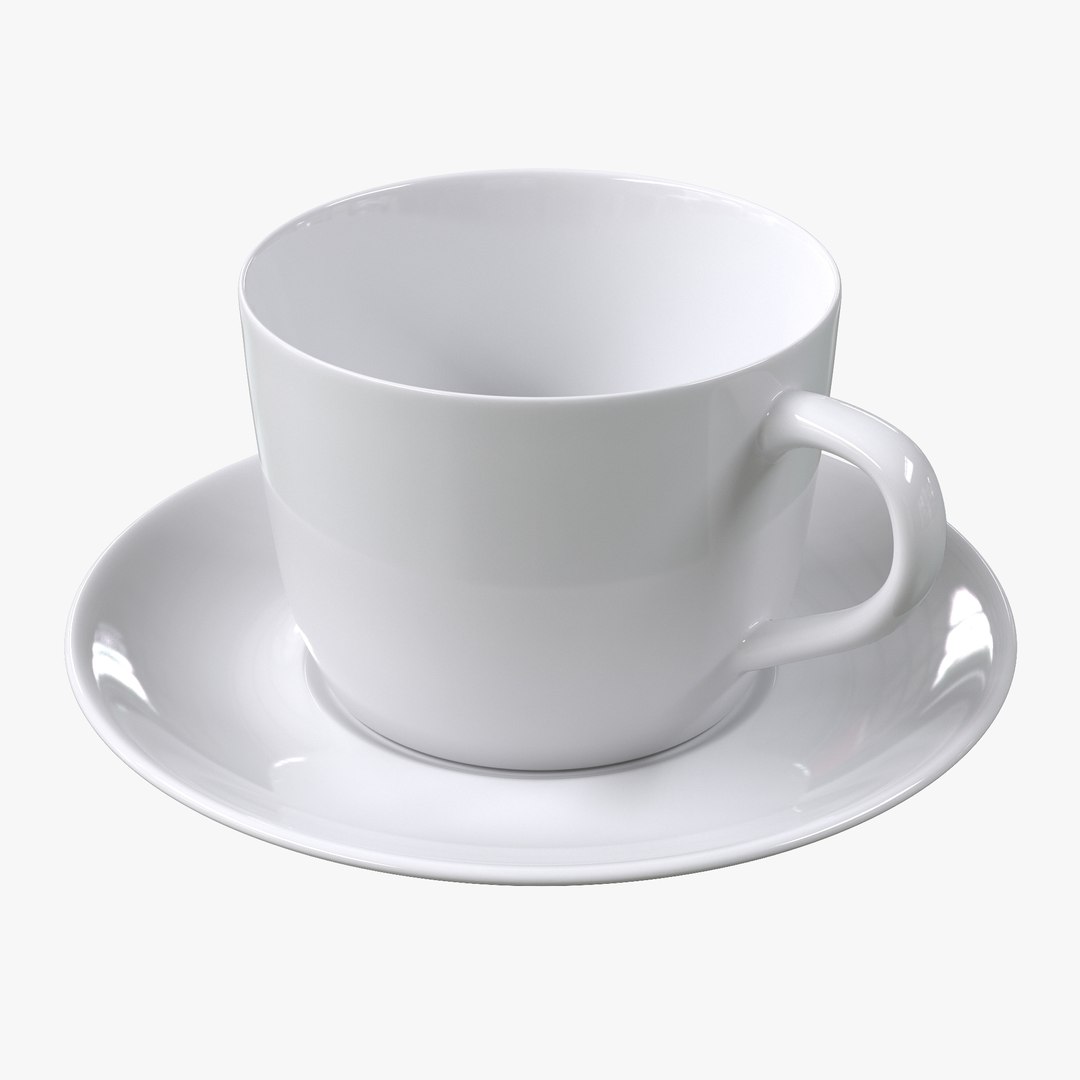 Empty Coffee Cup 3D model preview