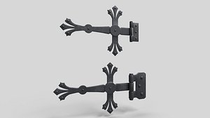 3D Hinges Medieval M4 model