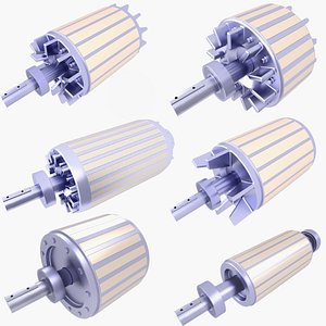 6 Induction Motor Rotors SET v5