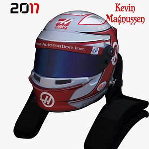 Magnussen helmet 2017