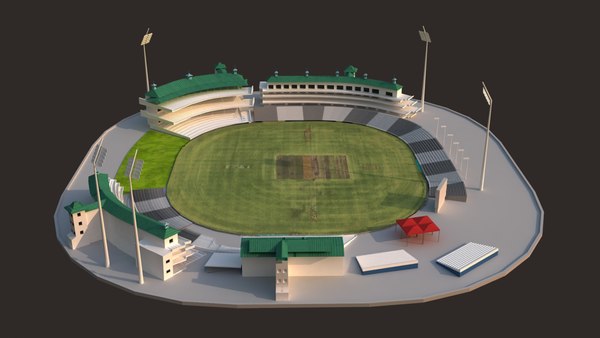 3d Newzealand Cricket Stadium Model Turbosquid 1755495