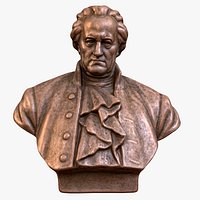 Goethe Bronze Bust