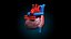 human heart pumping 3d model