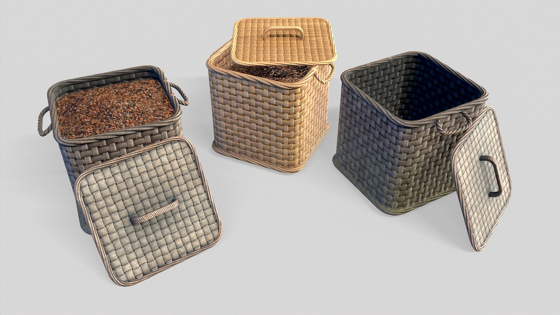 3D Basket 10 Model - TurboSquid 2189068