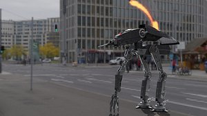 UA TT robot StarWars with animation  missile firing