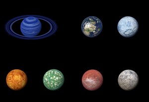Alien Planet Moon Sci-Fi Fantasy