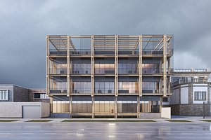 3D model Residential building