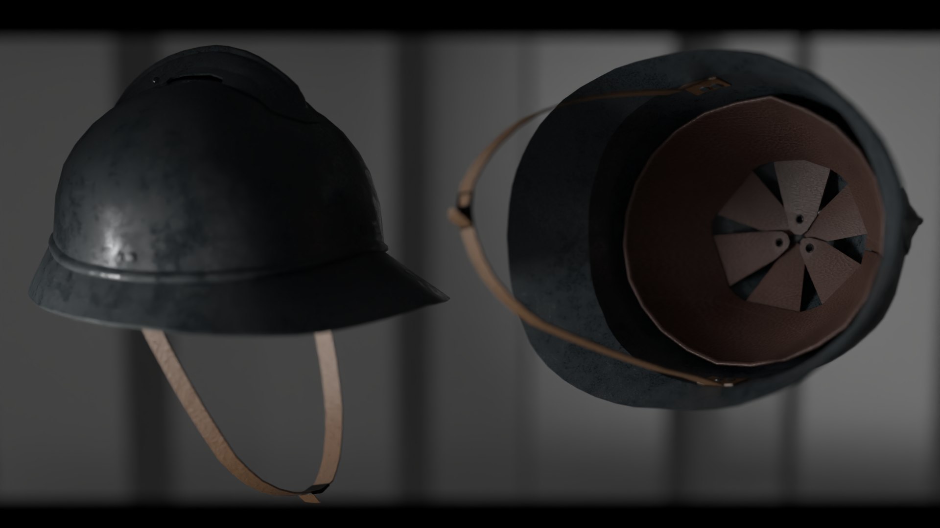 3D Adrian helmet model https://p.turbosquid.com/ts-thumb/iU/NmlIw8/uN/rendy/png/1699187801/1920x1080/fit_q87/e32b462dc1a4a3ecd90f956a62311df077227645/rendy.jpg