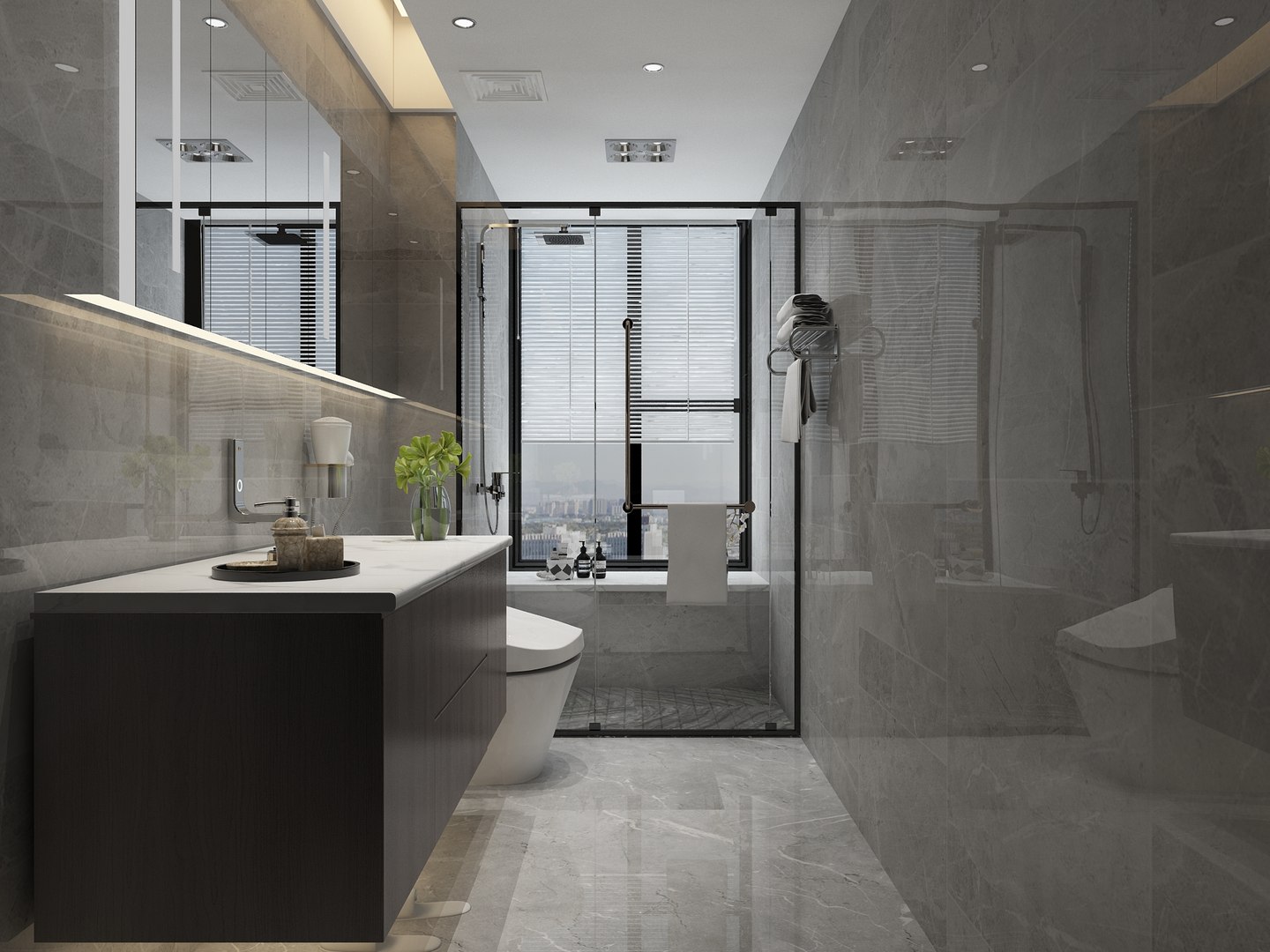 Modern Bathroom - 030 3D model - TurboSquid 1898689