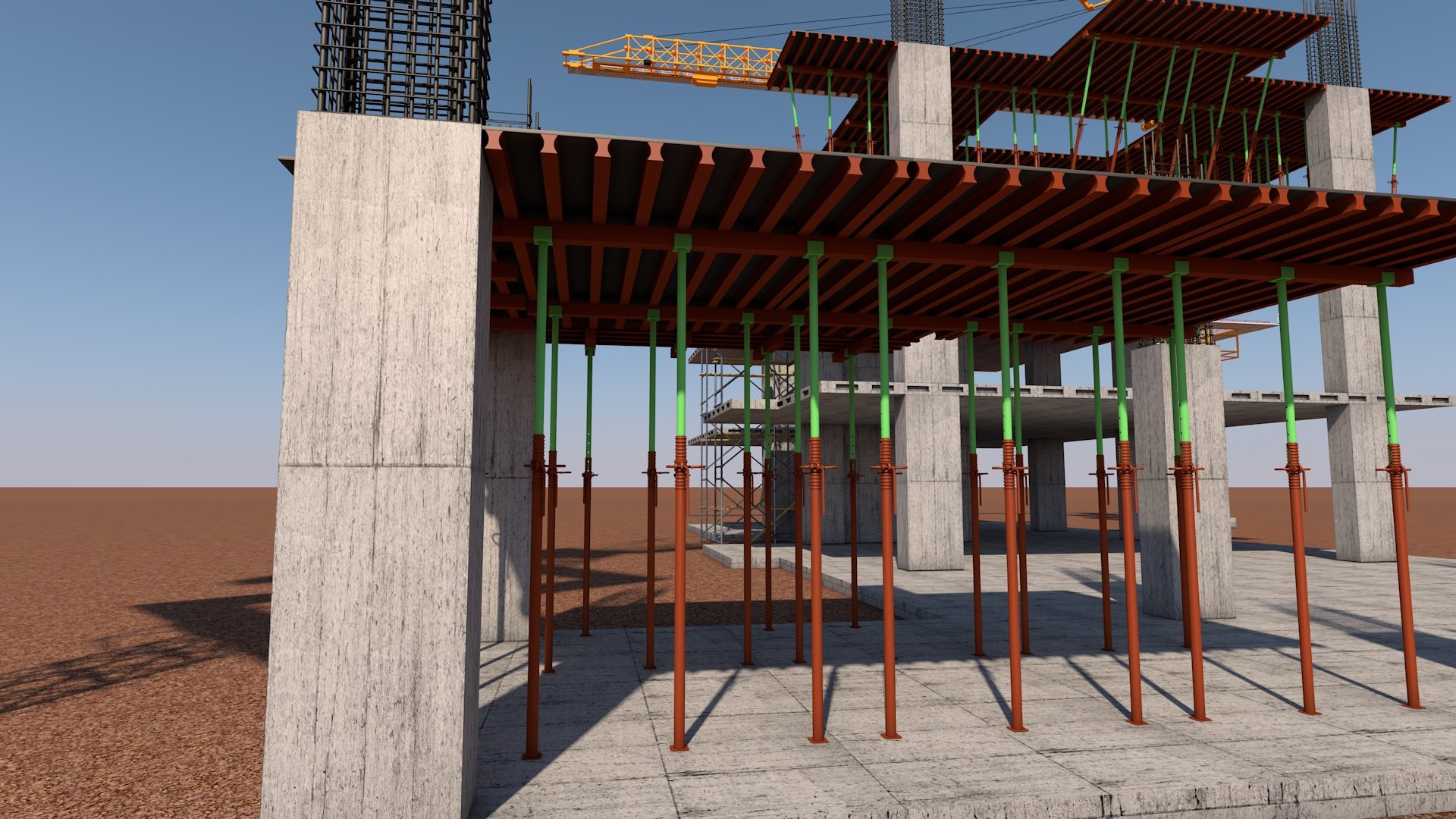 Work construction site model - TurboSquid 1504007