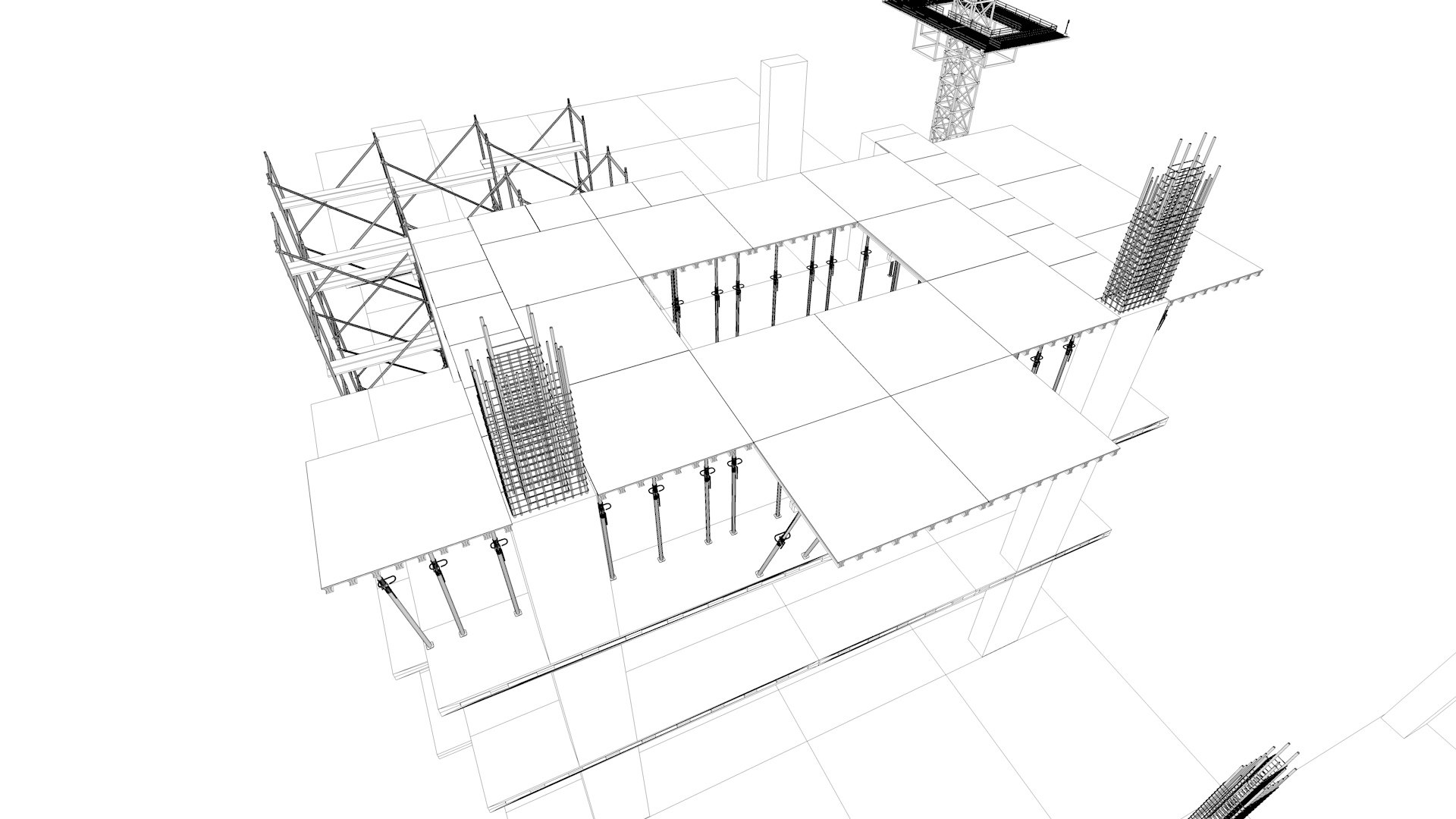 Work construction site model - TurboSquid 1504007