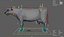 3D-модель коровы с имитацией меха
