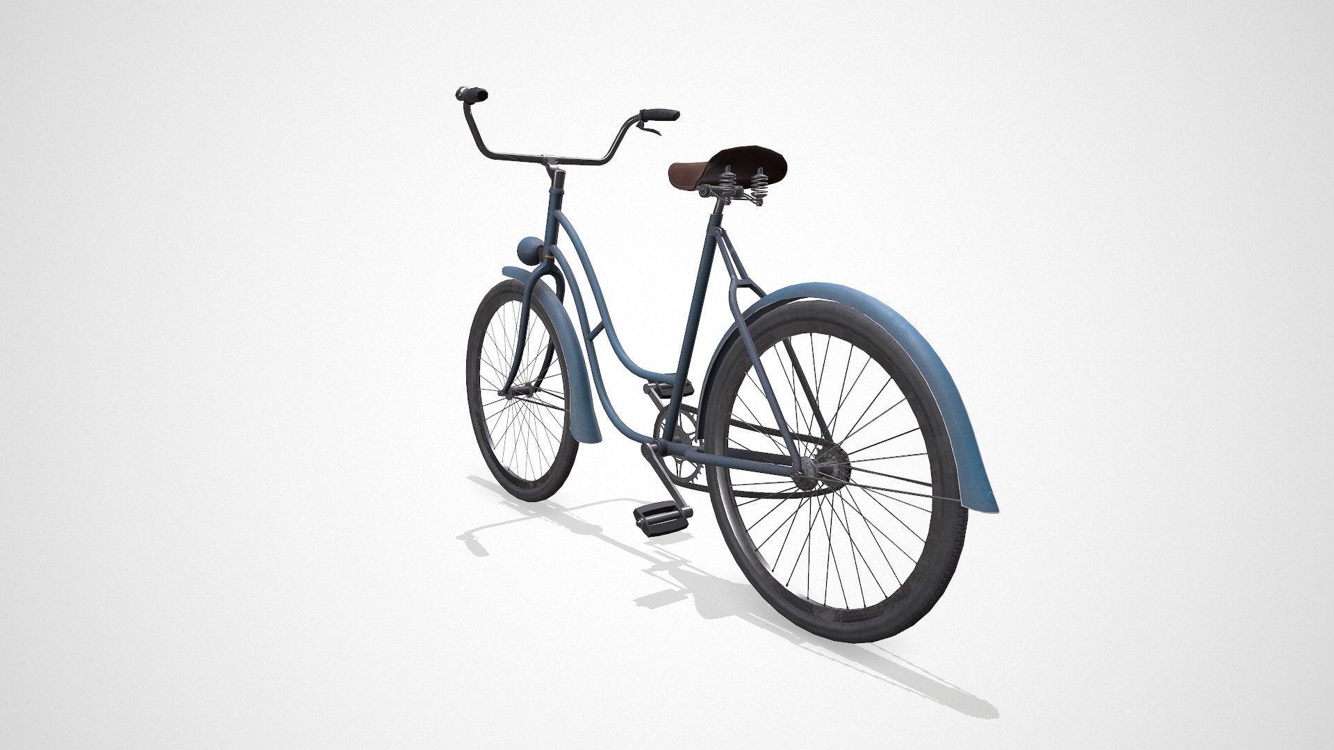 Old Vintage Bicycle Low-poly PBR 3D model https://p.turbosquid.com/ts-thumb/iU/YDVm3L/H6/screenshot007/png/1753586027/1920x1080/fit_q87/b14a44e0ead5ca48050a6b7f21a58a9fffe5bb66/screenshot007.jpg