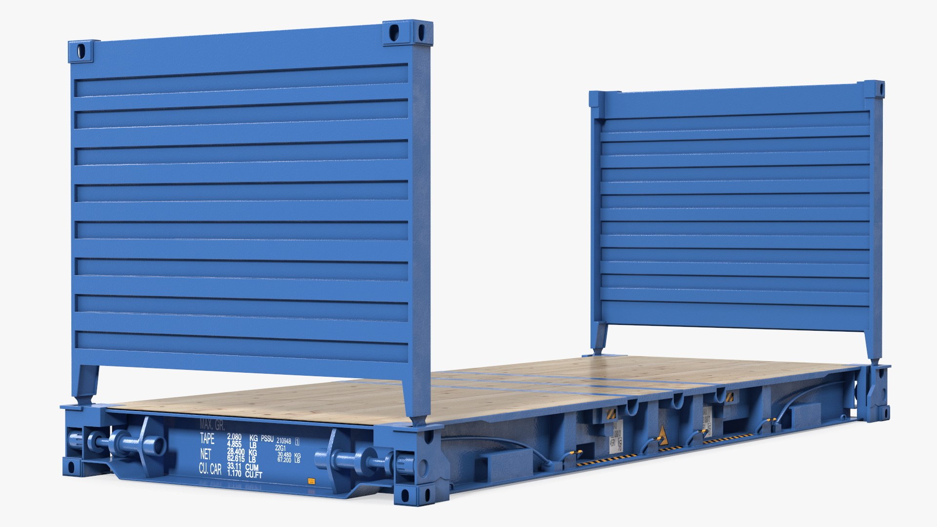 Collapsible Flatrack Container 3D - TurboSquid 2170088
