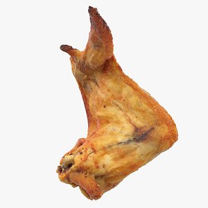 Realistic Fried Chicken Wing 3D