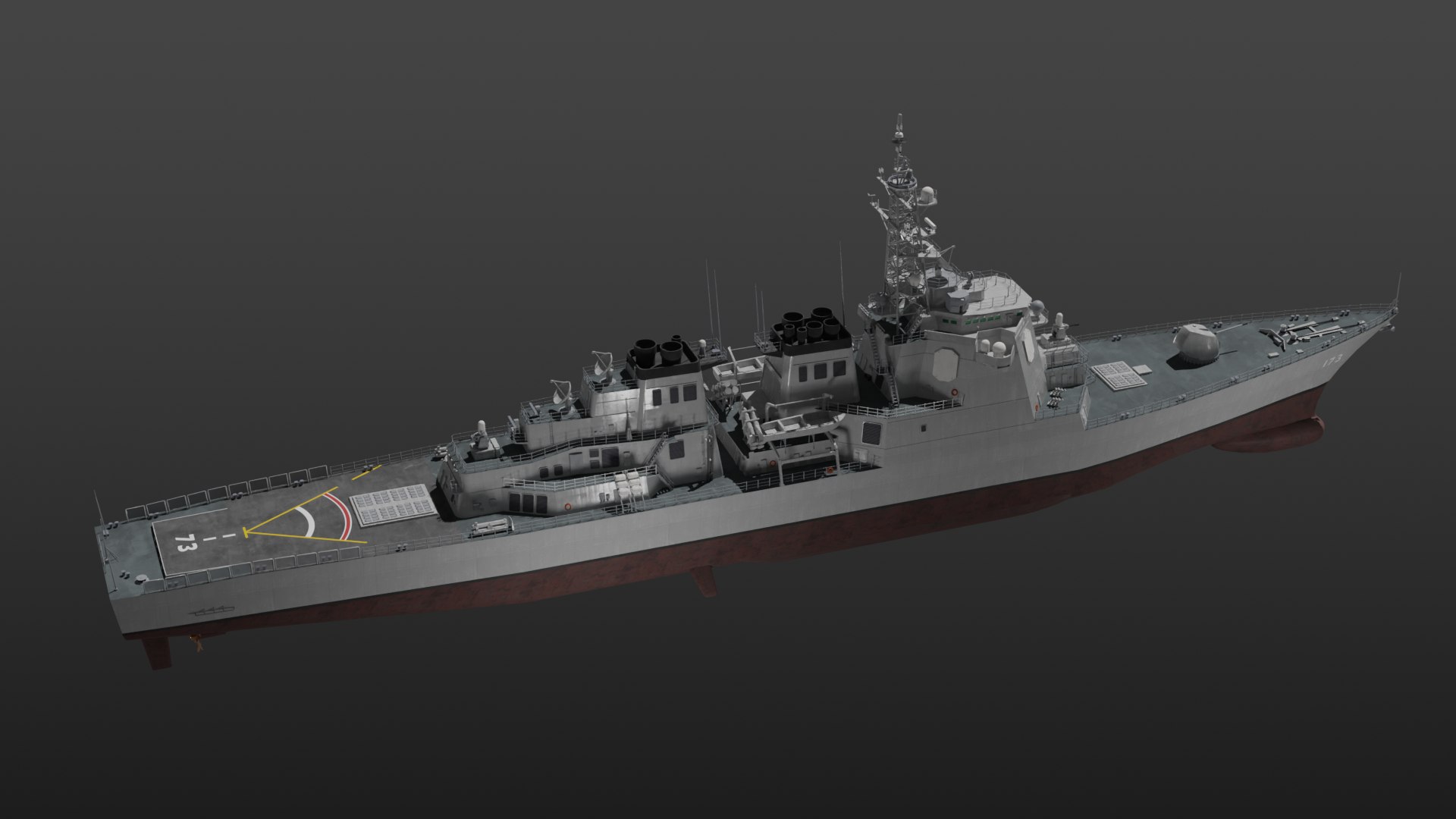 3D JMSDF AEGIS destroyers collection model - TurboSquid 2171843