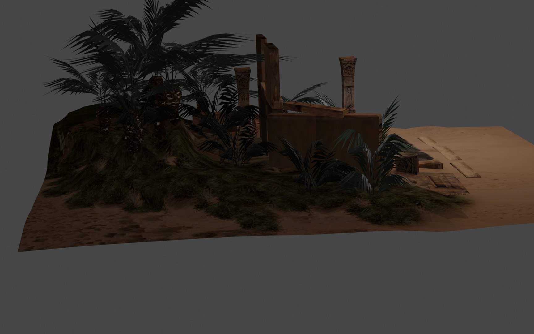 TEMPLE RUINS 3D model - TurboSquid 1989826
