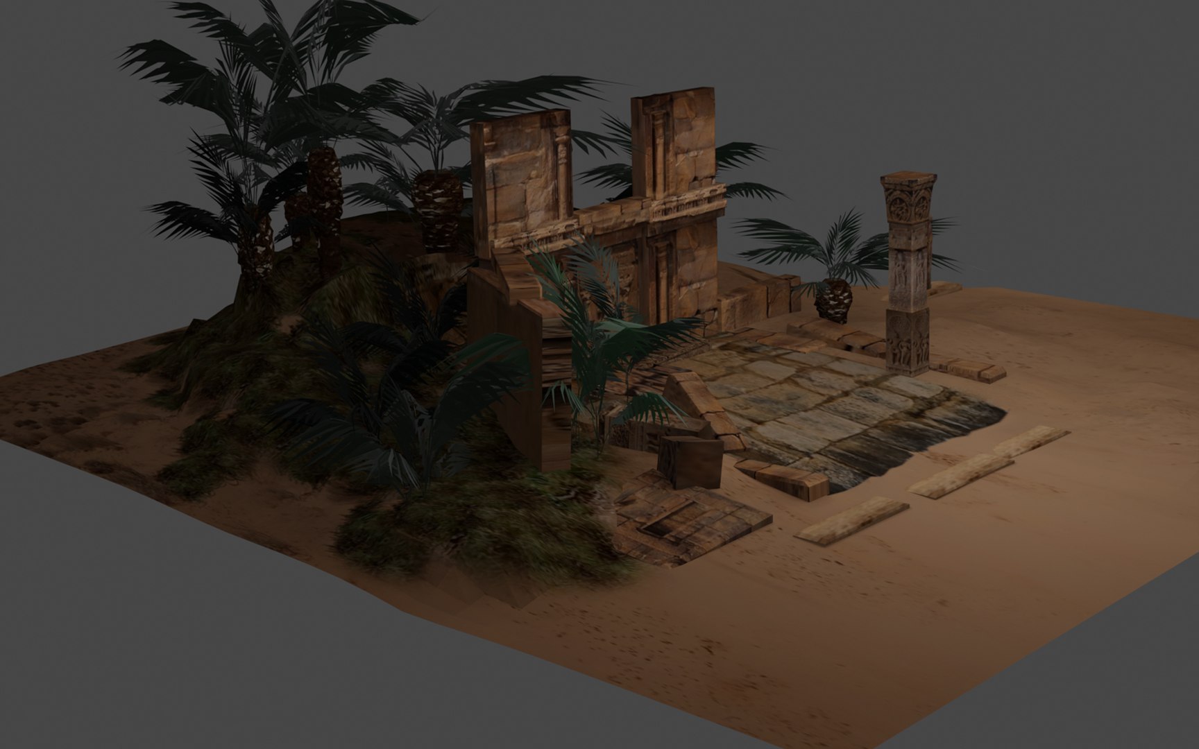 TEMPLE RUINS 3D model - TurboSquid 1989826