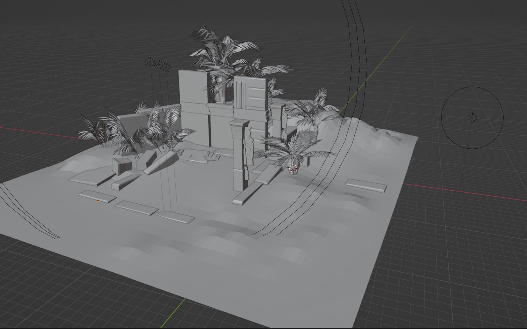 TEMPLE RUINS 3D model - TurboSquid 1989826