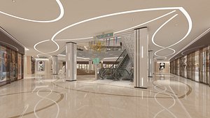3D Shopping Mall 18 model