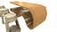 Table moderne avec tabouret modèle 3D AR VR PBR