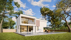 Modern Duplex House
